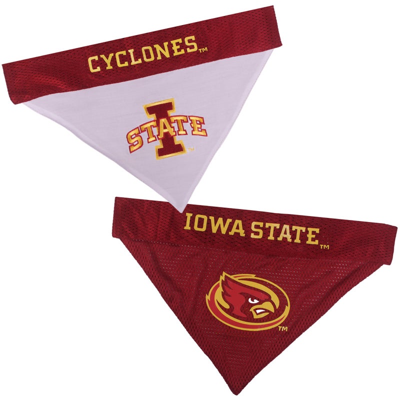 Pets First Collegiate Pet Accessories, Reversible Bandana, Iowa State Cyclones, Large/X-Large - Image 1